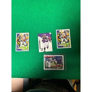 Topps Sidney rice Vikings card nfl jersey card ppr sr rare